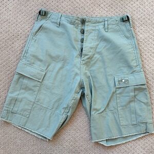Undefeated Men's Green Teal Cargo Shorts